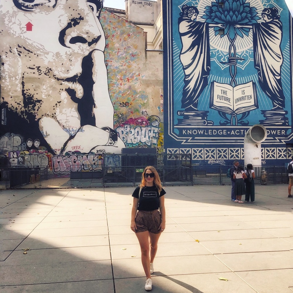 Black GIVEASHIT shirt